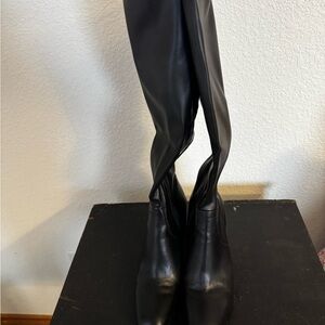 black franco sarto knee high gardenia boots